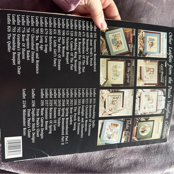 5/$25 Paula Vaughan Cross-Stitch Pattern Victorian wedding dress 2347 🪡 - Picture 8 of 8